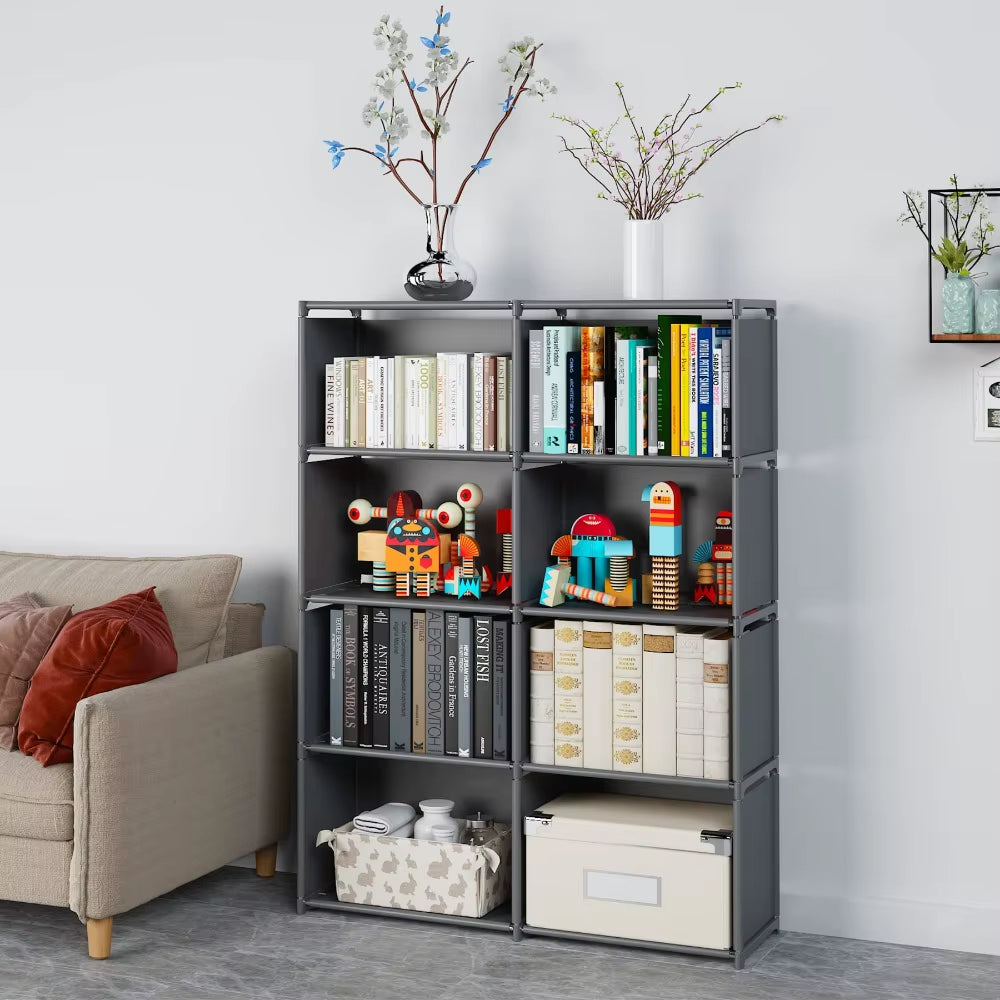 Bookshelf Wardrobe Storage Rack Diy Wardrobe Bookshelf Plastic Square Storage Rack Bedroom Home Decor Locker Debris Racks Shelf