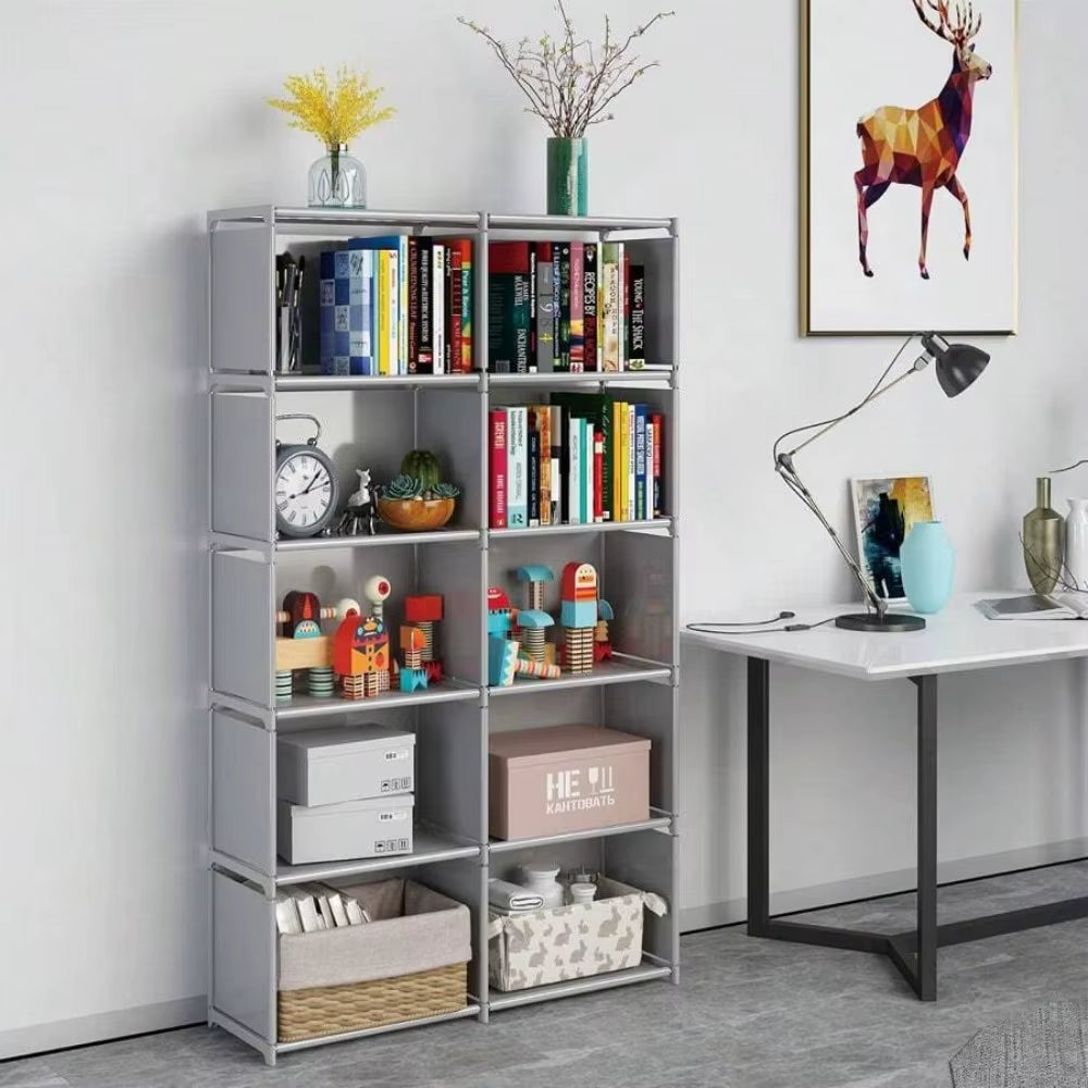 Bookshelf Wardrobe Storage Rack Diy Wardrobe Bookshelf Plastic Square Storage Rack Bedroom Home Decor Locker Debris Racks Shelf